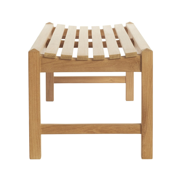 Elite 47'' Natural Teak Spa Bench