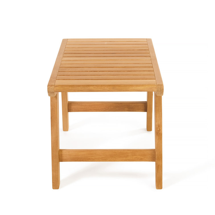 Teak Wood 36-Inch Corner Shower Bench