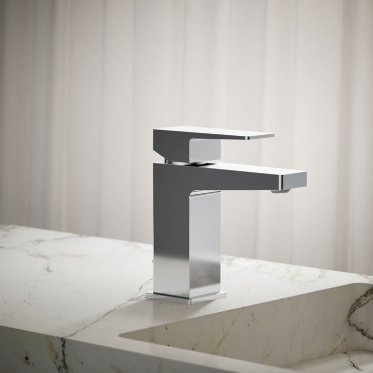 Honesty Modern Single-Handle Polished Chrome Bathroom Faucet