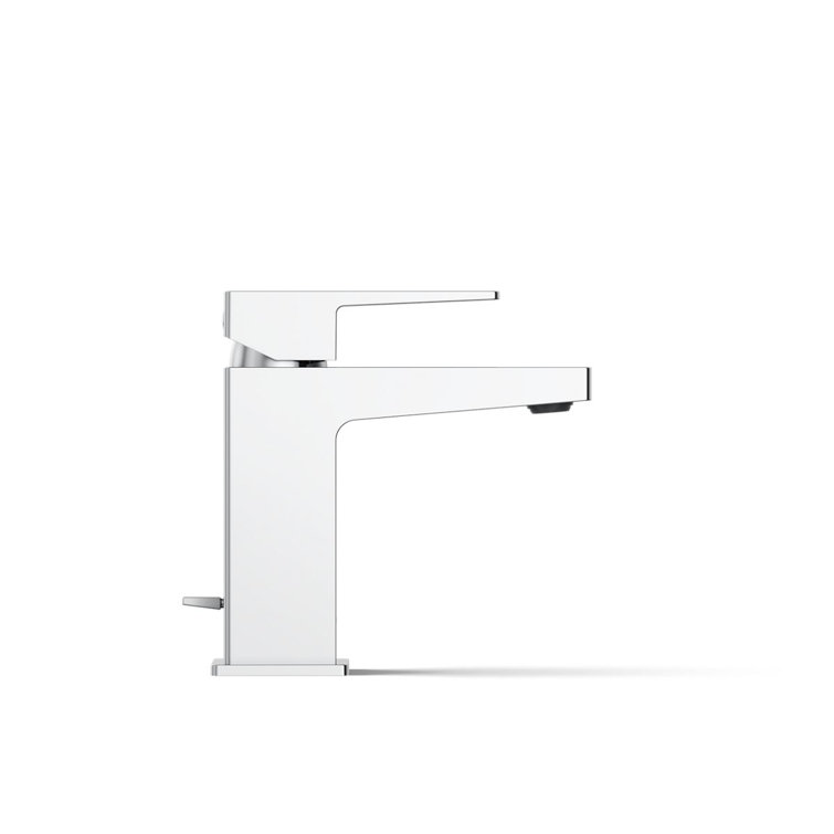 Honesty Modern Single-Handle Polished Chrome Bathroom Faucet