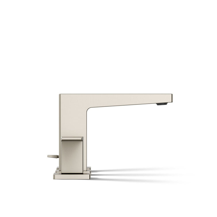 Honesty Brushed Nickel 4.81" High 2-Handle Widespread Bathroom Faucet