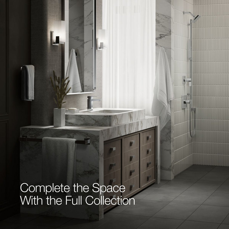 Honesty Modern Single-Handle Polished Chrome Bathroom Faucet