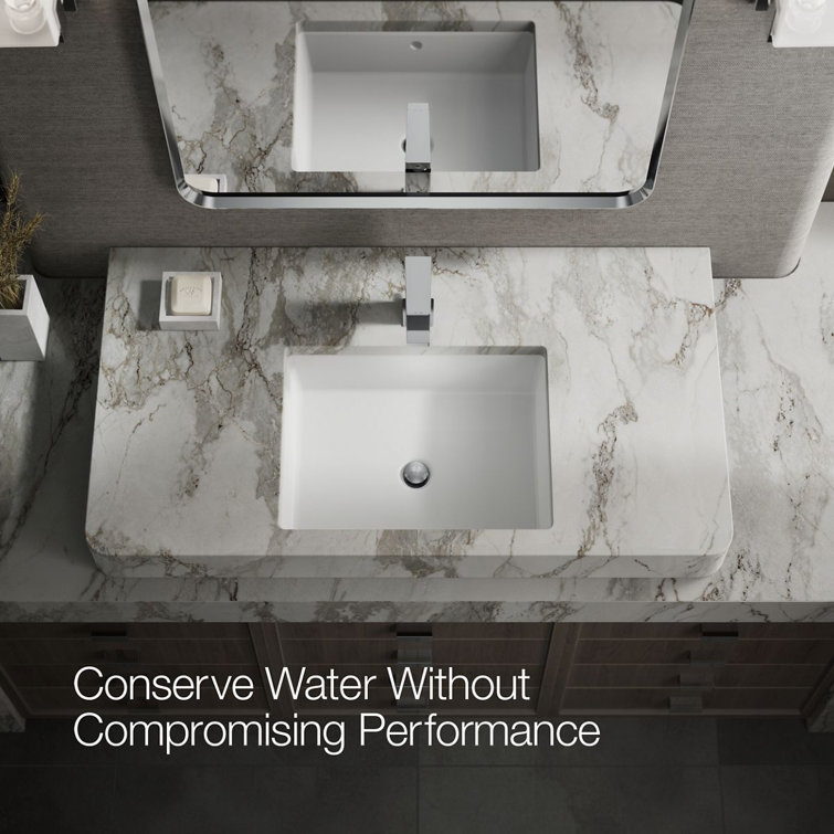 Honesty Modern Single-Handle Polished Chrome Bathroom Faucet