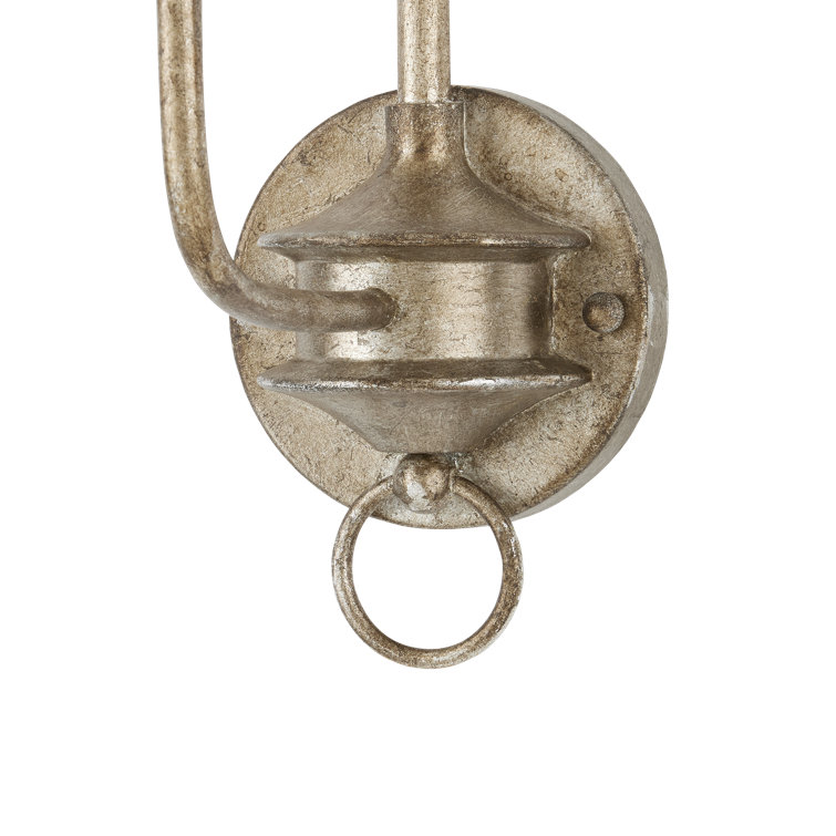 Pyrite Bronze and Smoke Wood Dimmable Wall Sconce