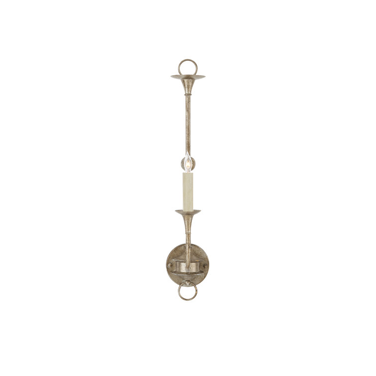 Pyrite Bronze and Smoke Wood Dimmable Wall Sconce
