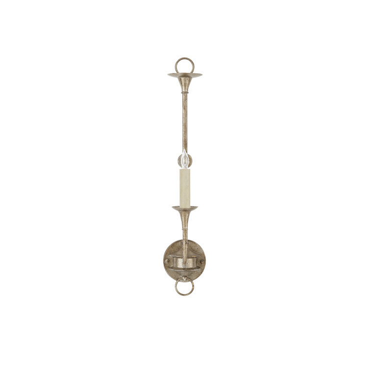 Pyrite Bronze and Smoke Wood Dimmable Wall Sconce