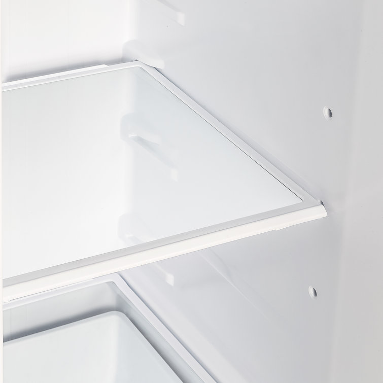 36-Inch Stainless Steel Side-by-Side Refrigerator with Ice Maker