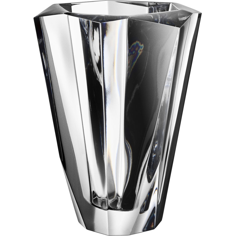 Precious Handmade Large Crystal Clear Table Vase
