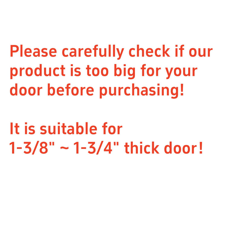 Winsoon 12" Stainless Steel Sliding Barn Door Handle Set