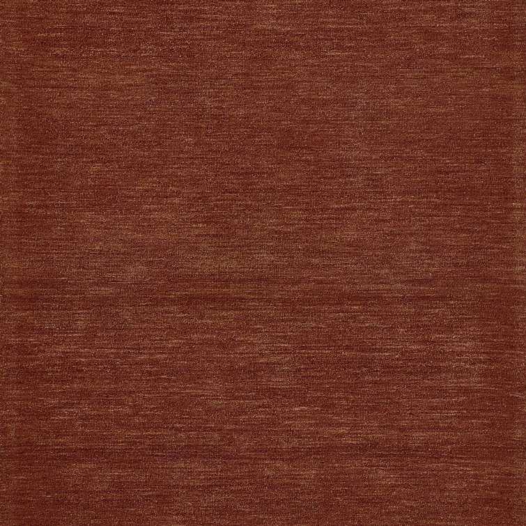 James 5'x8' Rust Hand-Tufted Wool Area Rug