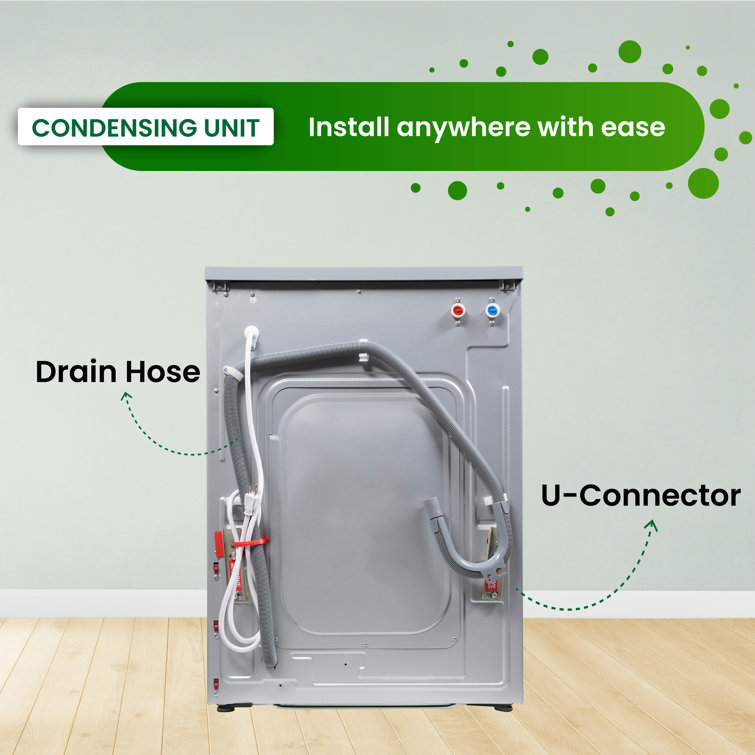 Silver 1.62 cu. ft. Stainless Steel Smart Washer Dryer Combo