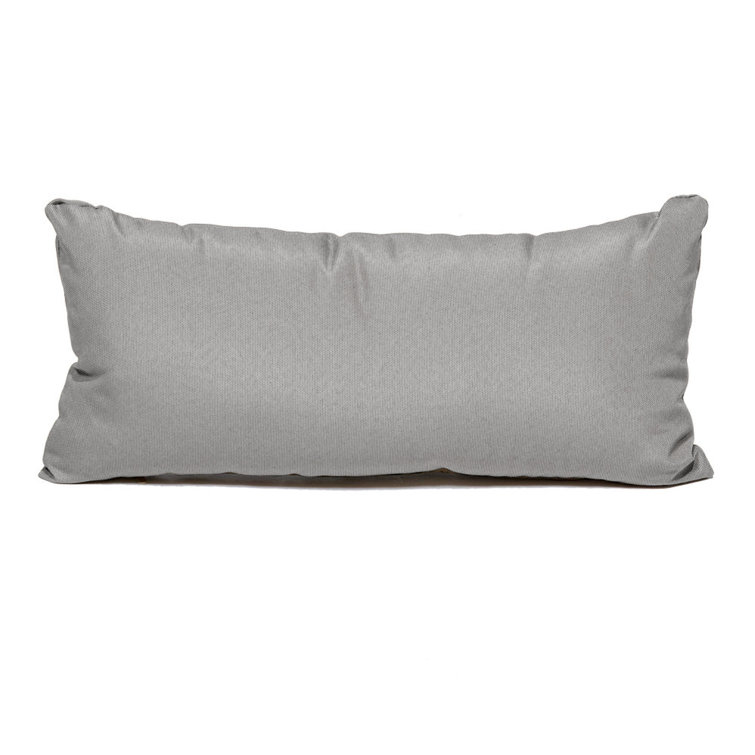Gray Performance Indoor/Outdoor Rectangular Throw Pillow Set