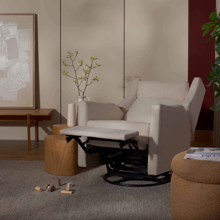 Beach Eco-Weave Swivel Recliner with Adjustable Headrest