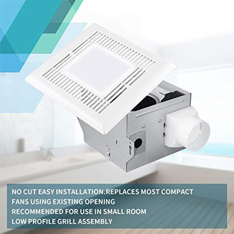 White LED Light Ceiling Mounted Bathroom Exhaust Fan