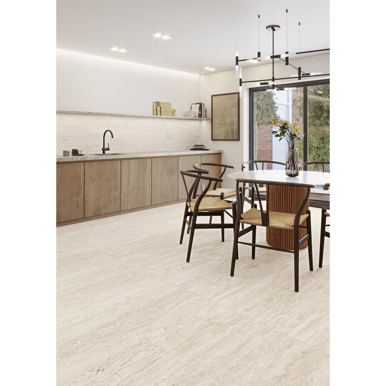 Ivory Matte Porcelain 12" x 24" Rectified Tile