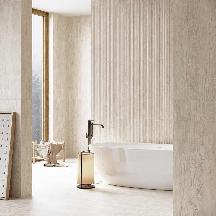 Ivory Matte Porcelain 12" x 24" Rectified Tile