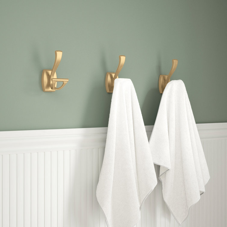 Satin Gold Wall Mounted Heavy Duty Towel Hook