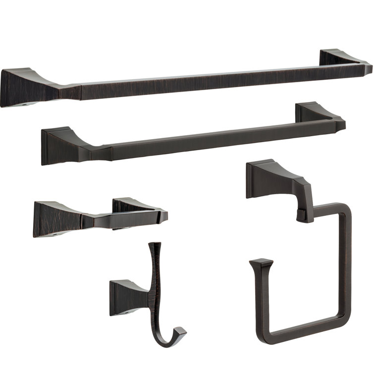 Venetian Bronze 25.75" Wall Mounted Towel Bar