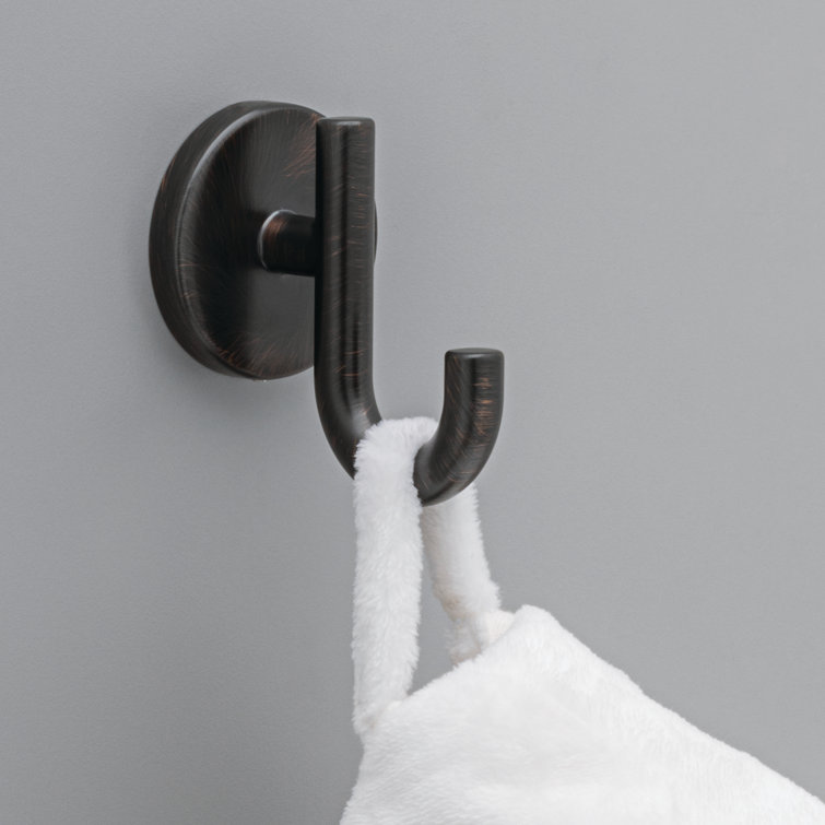 Venetian Bronze Modern Single Wall Mount Towel Hook