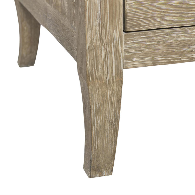 Aurum Finish Brown Oak Industrial 6-Drawer Dresser