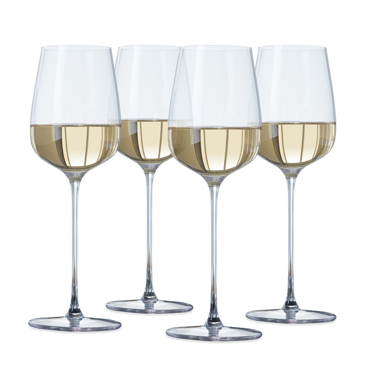 Spiegelau Willsberger Lead-Free Crystal White Wine Glasses Set of 4