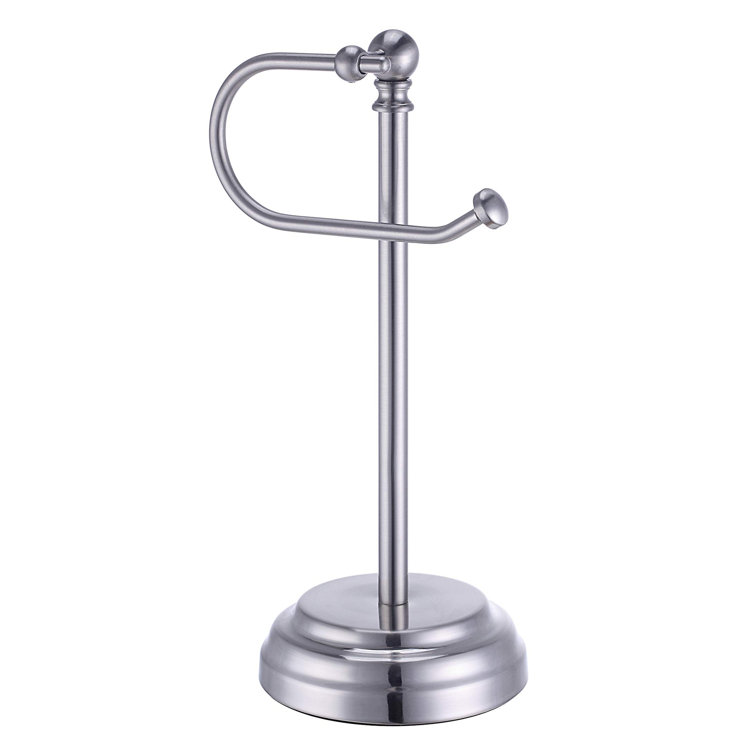 SunnyPoint WF-0K-JOC0-XLSW Heavy Weight Classic Decorative Metal Fingertip Towel Holder Stand