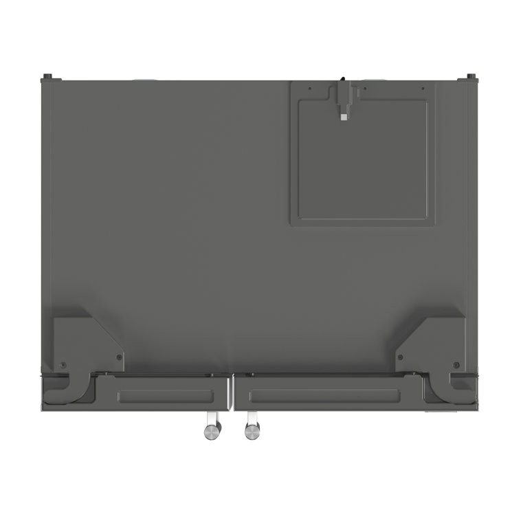36-Inch Stainless Steel Side-by-Side Refrigerator with Ice Maker