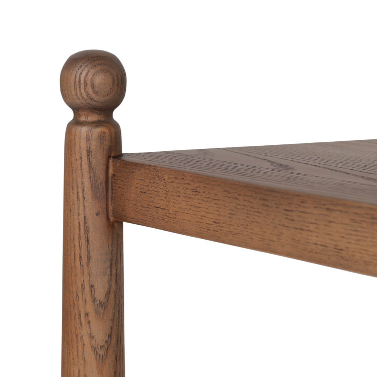 Amber Ash Rectangular Wood Coffee Table with Storage