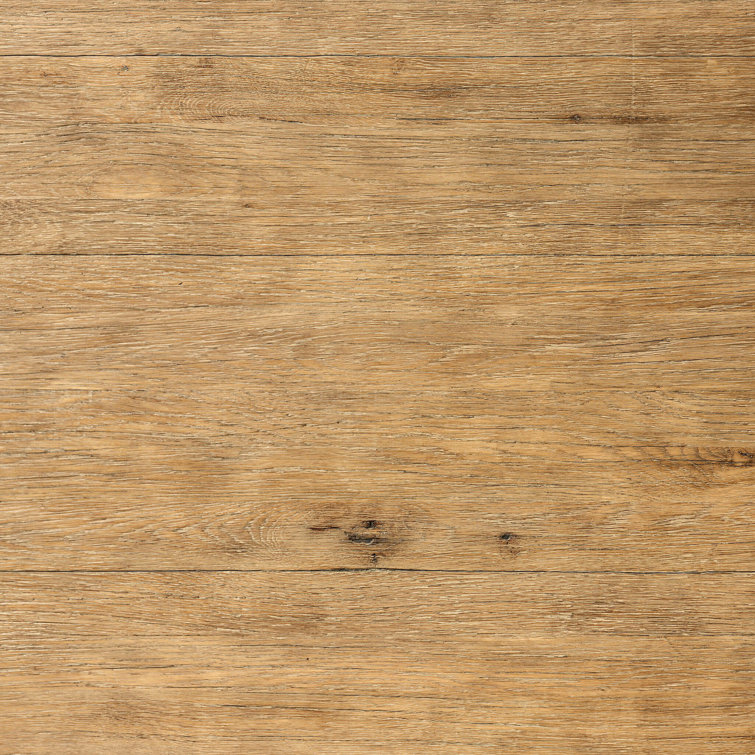 Distressed Blonde Oak Rectangular Coffee Table with Storage