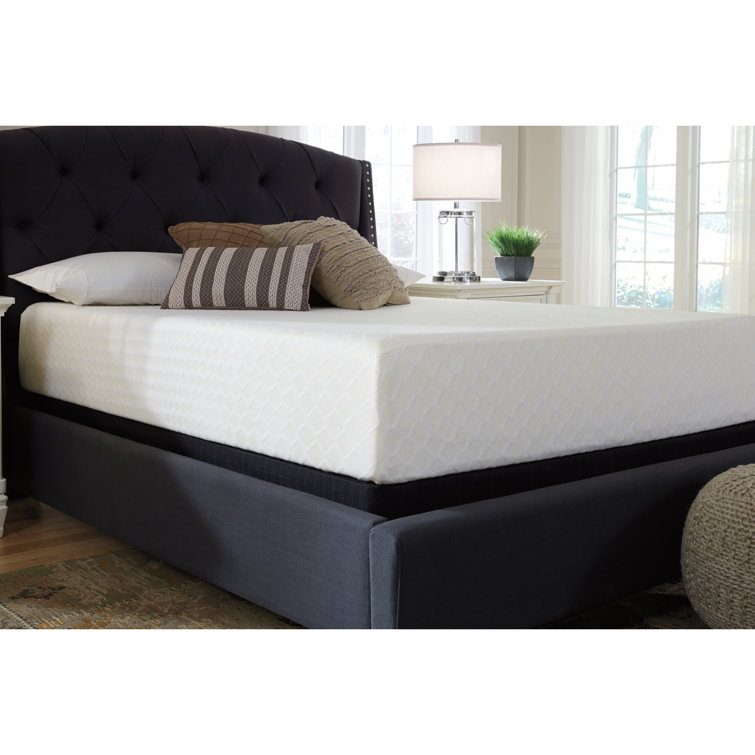 Contemporary White Twin Innerspring 10" Adjustable Bed