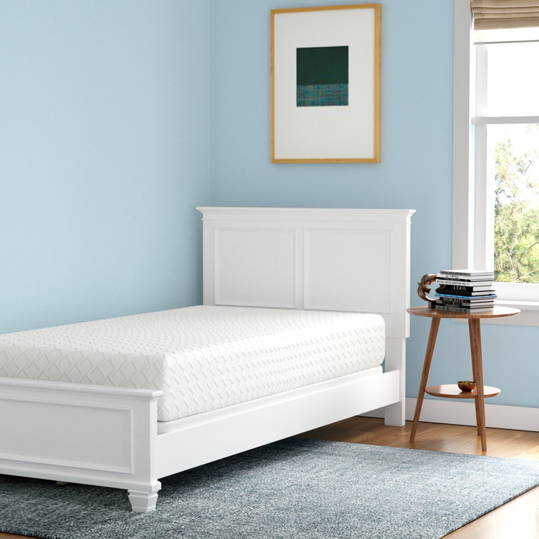 Contemporary White Twin Innerspring 10" Adjustable Bed