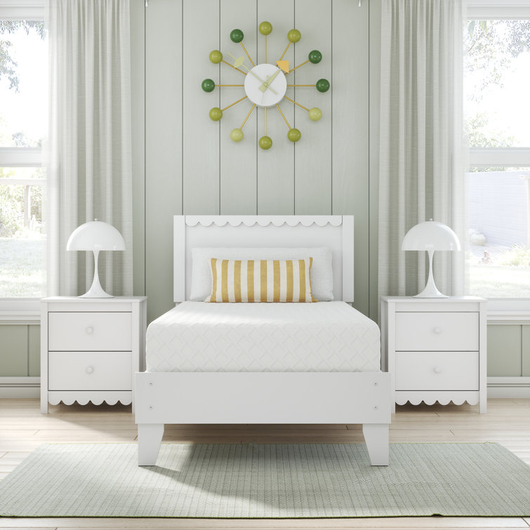 Contemporary White Twin Innerspring 10" Adjustable Bed