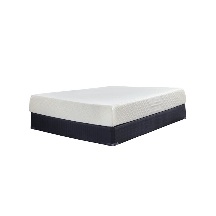 Contemporary White Twin Innerspring 10" Adjustable Bed