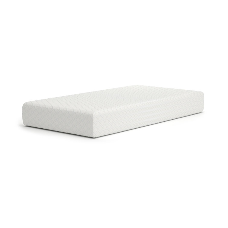 Contemporary White Twin Innerspring 10" Adjustable Bed
