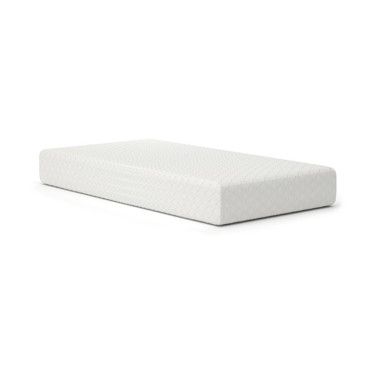 Contemporary White Twin Innerspring 10" Adjustable Bed