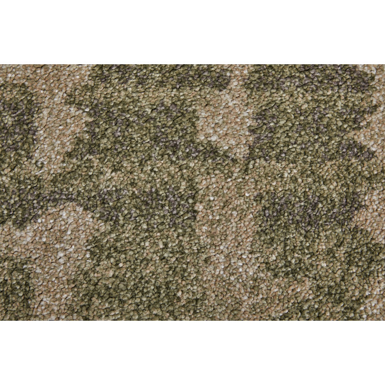 Sheridan Green and Tan Abstract Rectangular Rug, 12' x 15'