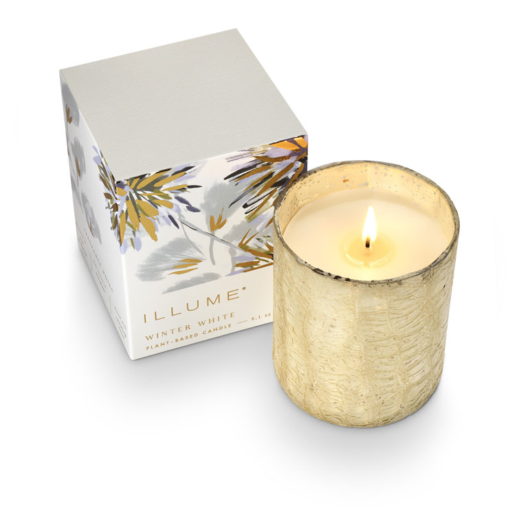 Winter White Soy Scented Votive Candle Trio Set