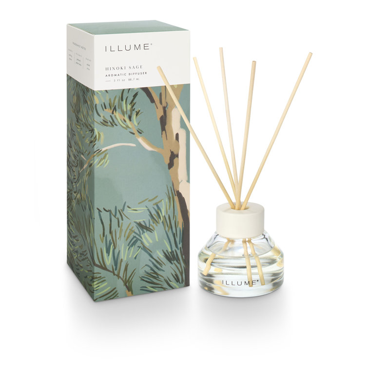 Hinoki Sage Aromatic Reed Diffuser with Natural Sticks