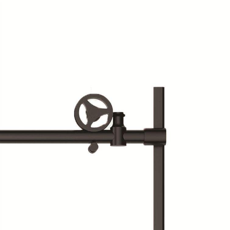60-Inch Matte Black Frameless Sliding Shower Door with Clear Glass