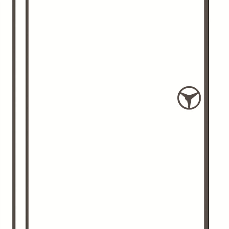 60-Inch Matte Black Frameless Sliding Shower Door with Clear Glass