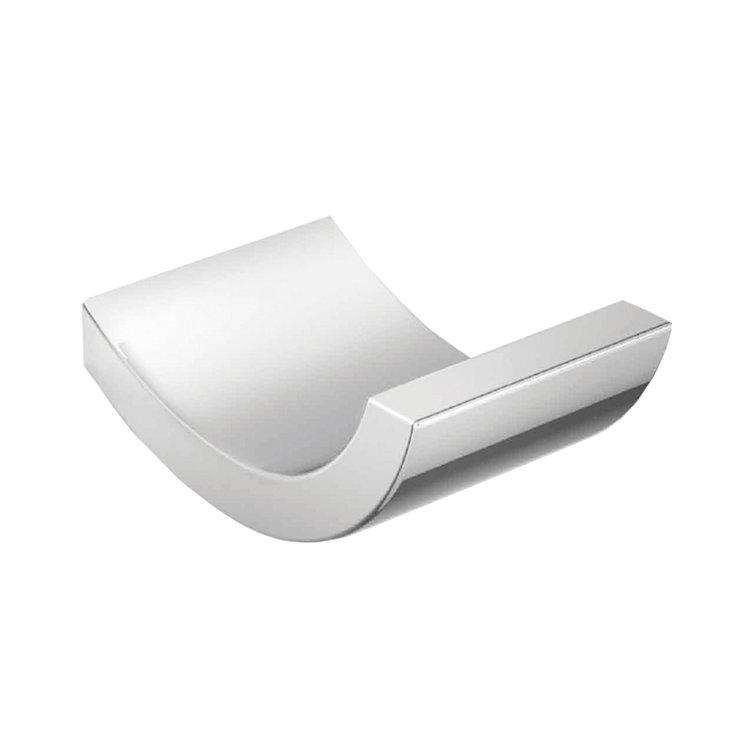 Polished Chrome Solid Brass Modern Single Robe Hook