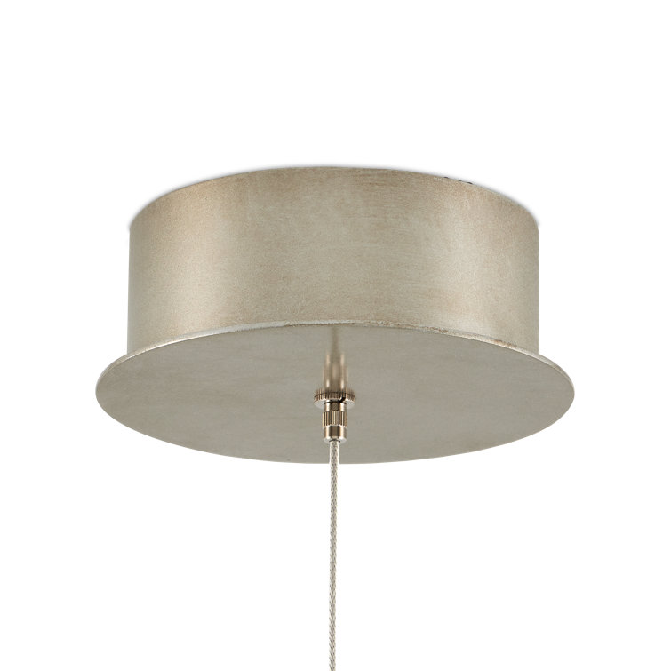 Pepper Silver Globe 5.5" Metal Pendant Light