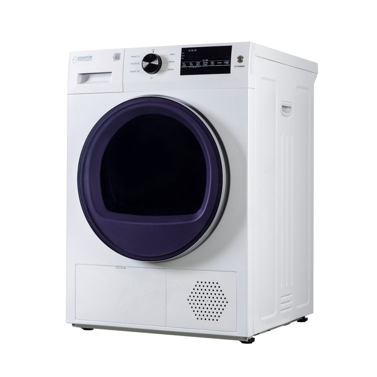 Equator 24" White Front Load Dryer with Moisture Sensing