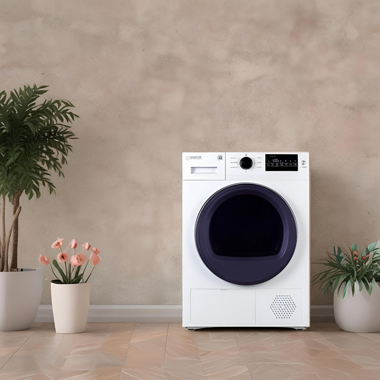 Equator 24" White Front Load Dryer with Moisture Sensing