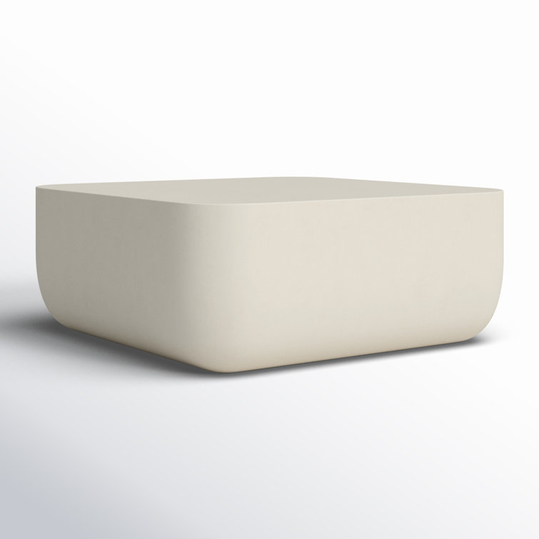 Mara Industrial Concrete Square Indoor/Outdoor Coffee Table