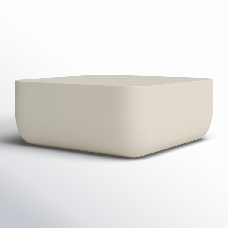 Mara Industrial Concrete Square Indoor/Outdoor Coffee Table