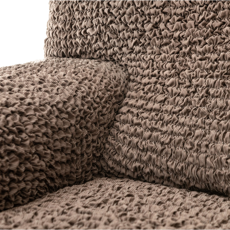 Camel Stretch Sofa Cover with Elastic Closure