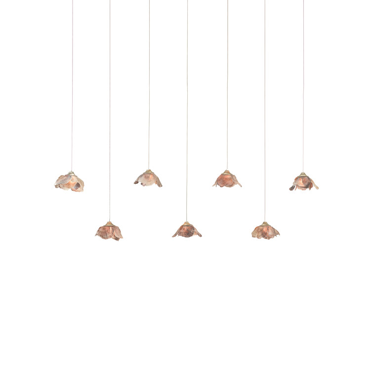Catrice 7-Light Silver and Shell Island Pendant