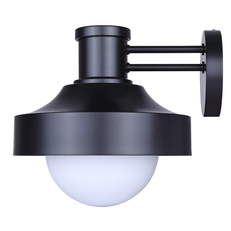 Baylor Black 11'' Direct Wired Outdoor Lantern