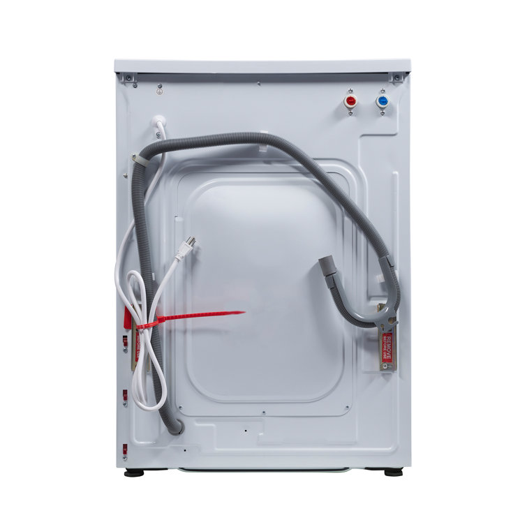 White 1.62cf Ventless All-in-One Washer Dryer with LED Control Panel